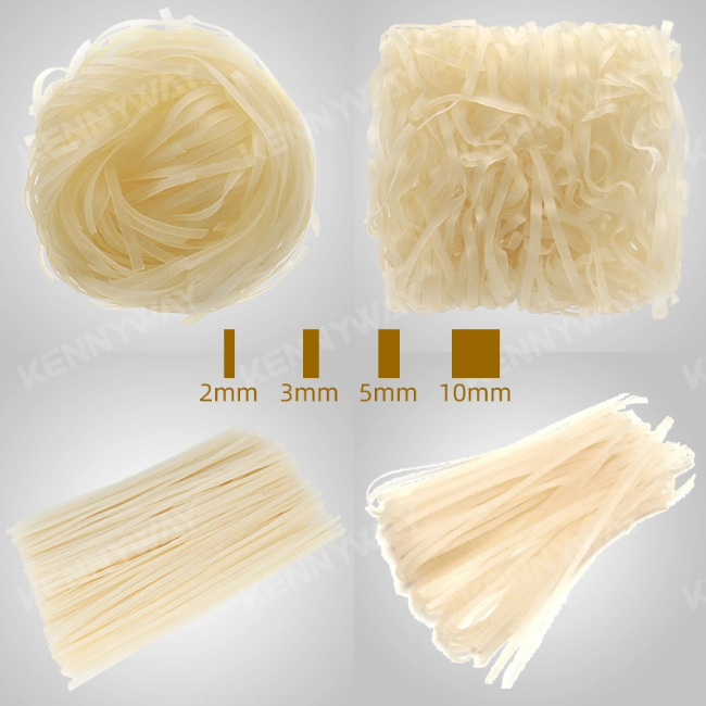 2 mm, 3 mm, 5 mm, and 10 mm Flat Rice Noodles